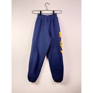 Youth Navy Sweatpants – Elastic Waist & Cuffs